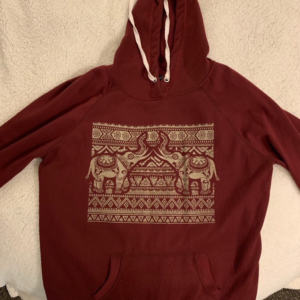 Maroon hoodie